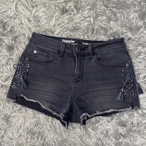 hippie laundry Pants - NEW - Hippie Laundry Black Shorts